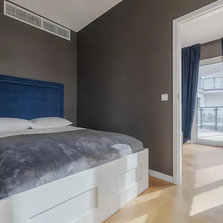 Wola Tower Residence - 2-Room Apartment And Free Parking Warschau Exterior foto
